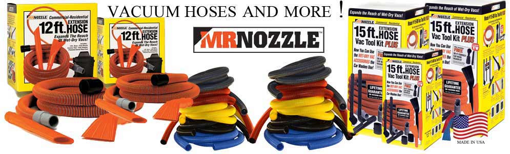 MR. NOZZLE WET/DRY VAC TANK ADAPTER 1-1/2 HOSE TO 2-1/4 I.D. OPENING -  MN05